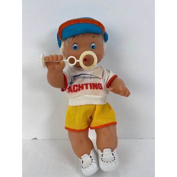 Vintage Effe Bubble Buddy Doll Banbole & Peluche Made in Italy Original Box - Picture 7 of 10